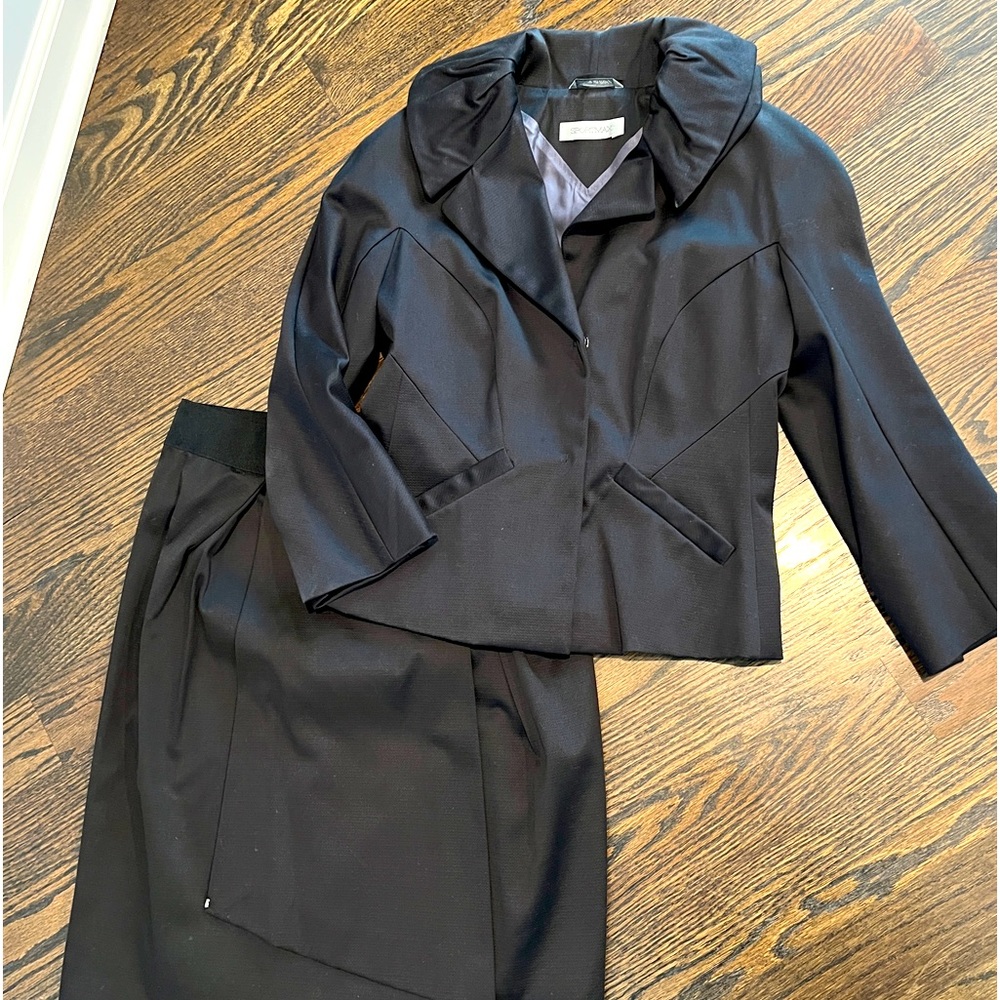 MaxMara black skirt and jacket